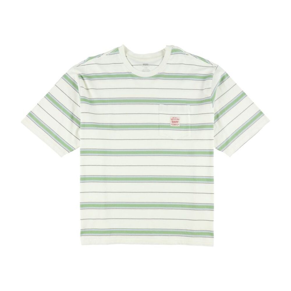 Levi's Mens Workwear Relaxed-Fit Stripe Embellished T-Shirt, NWT